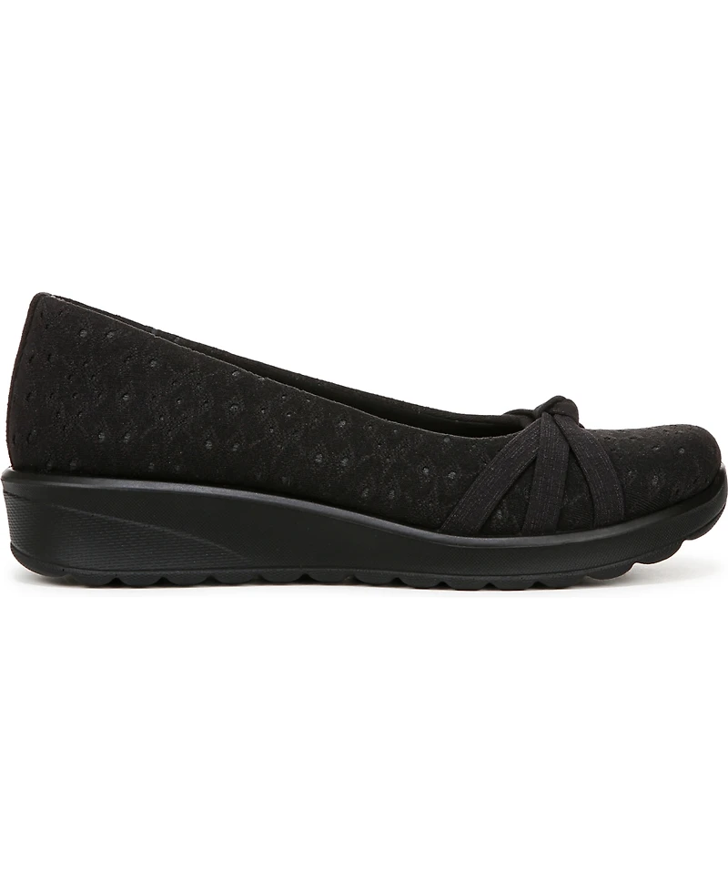 LifeStride Women's Gem 2 Washable Round Toe Ballerina Flats