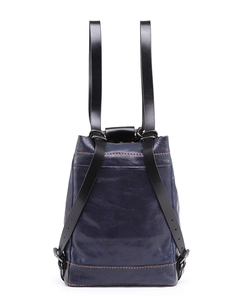 Old Trend Women's Leather Canna Bucket Backpack