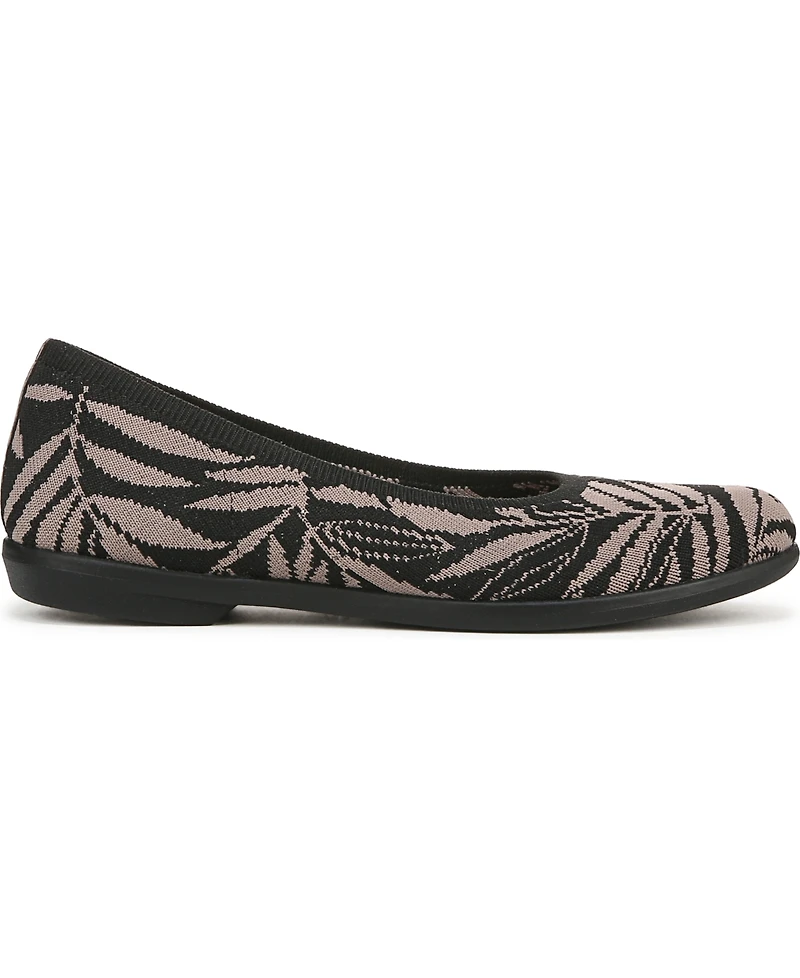 LifeStride Women's Kit 2 Washable Round Toe Ballerina Flats