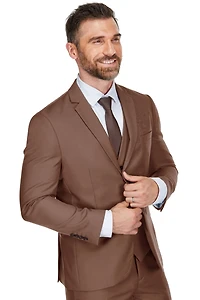 Braveman Men's 3-Piece Premium Vested Slim Fit Suit