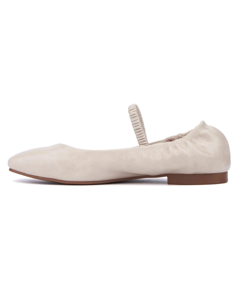 Women's Paris Elastic Back Flat Ballet Flats