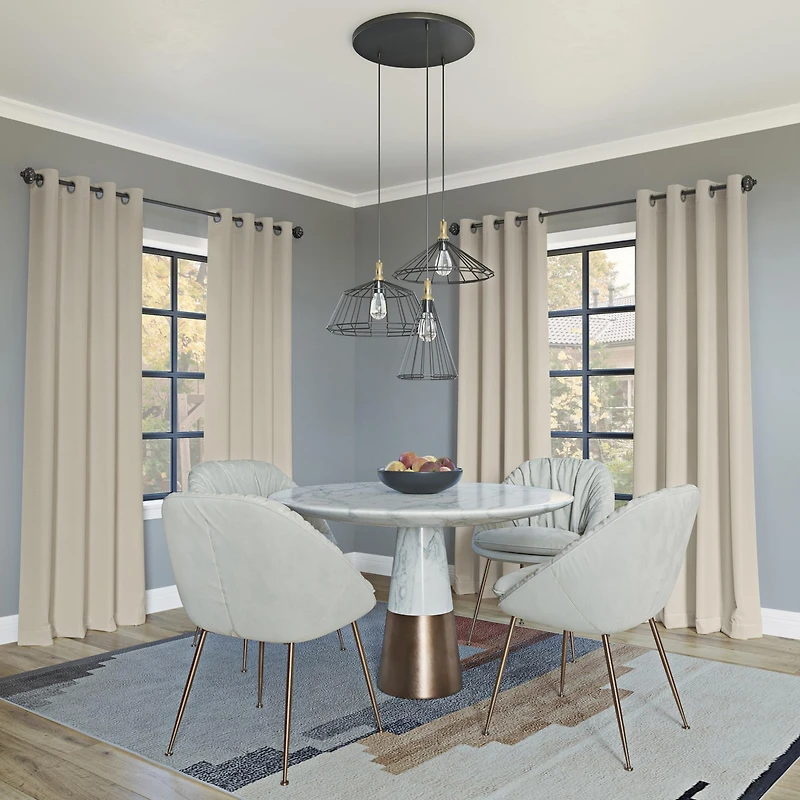 Oslo Theater Grade Extreme 100% Blackout Grommet Curtain Panel