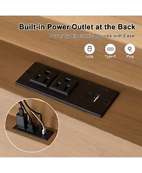 Hulala Home Penny Traditional Nightstand with Solid Wood Legs