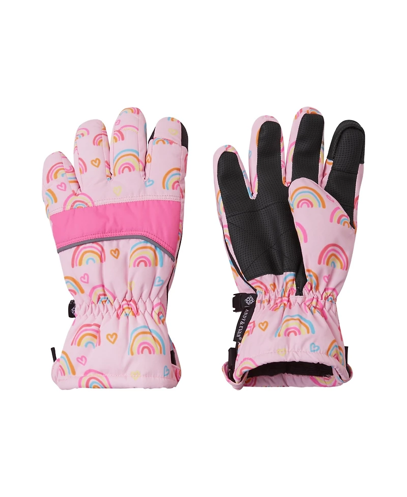 Andy & Evan Toddler/Child Girls Kids Zipper Gloves