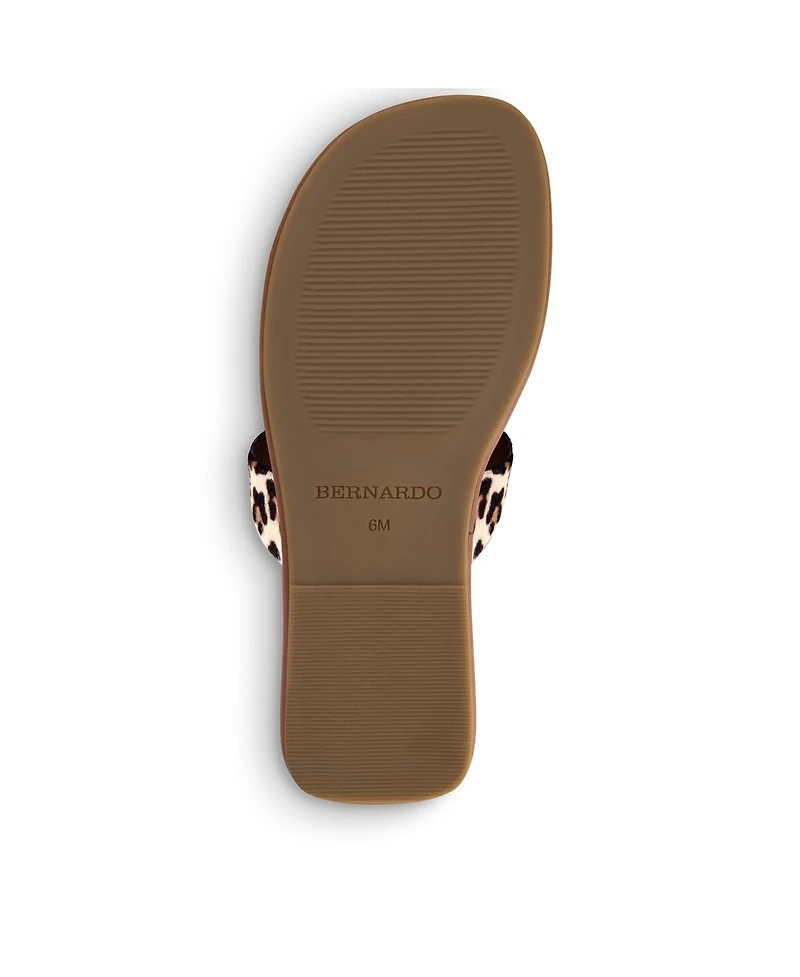 Bernardo Footwear Bernardo Tamer Haircalf Flat Sandal
