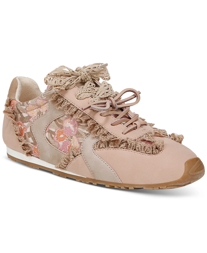 Circus Ny by Sam Edelman Nash Lace-Up Ruffle Lace Sneakers