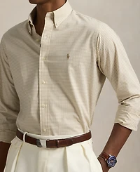 Polo Ralph Lauren Men's Classic-Fit Gingham Stretch Poplin Shirt