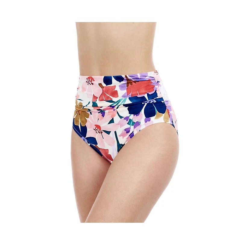 Profile by Gottex Women's Melody Shirred High Waist Bottom