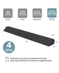 Gouun Bed Wedge Pillow with Storage Bag-King Size