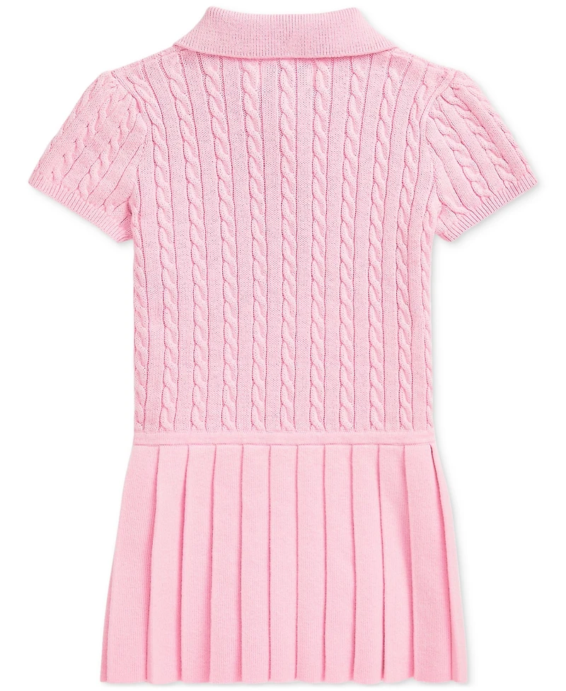 Polo Ralph Lauren Baby Girls Cable-Knit Polo Dress