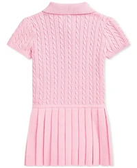 Polo Ralph Lauren Baby Girls Cable-Knit Polo Dress