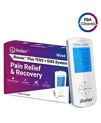 iReliev Premium Tens + Ems Pain Relief & Recovery System