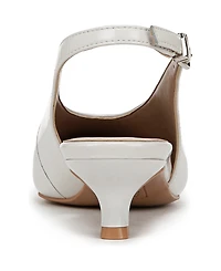 Naturalizer Women's Nicolette Pointed Toe Kitten Heel Slingback Pumps