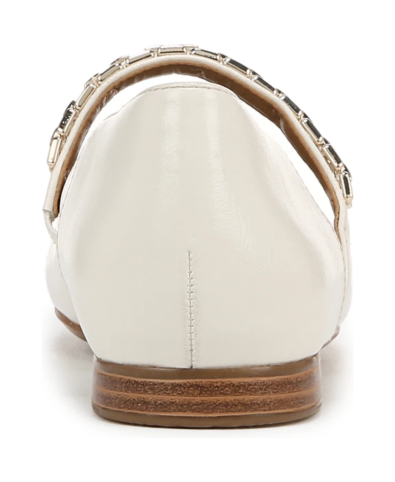 Naturalizer Women's Kelly-Chain Square Toe Mary Jane Flats