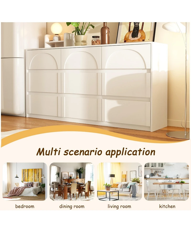 Homsee 9-Drawer Dresser With Elegent Design
