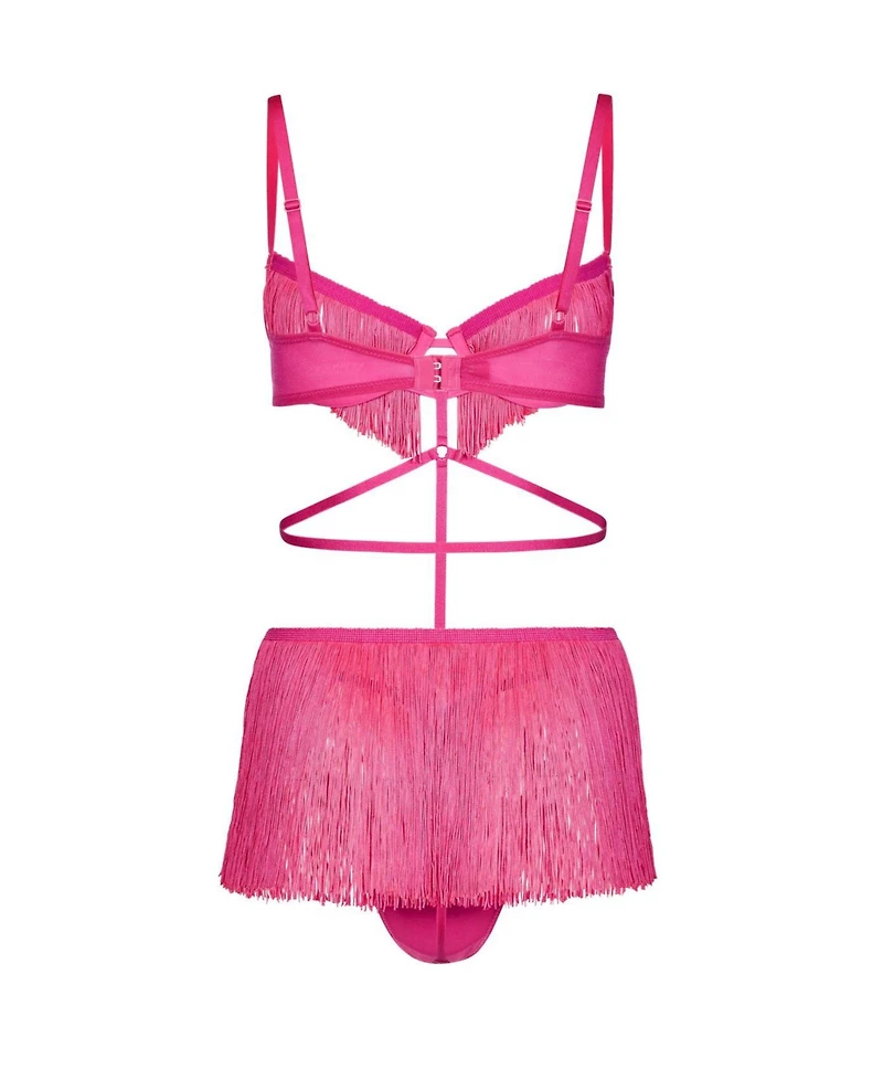 Adore Me Women's Neveah Fringe Playsuit Lingerie