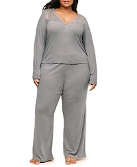 Adore Me Plus Size Zahra Pajama Lounge Set