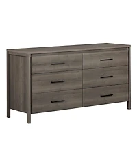 Slickblue Modern 6 Drawer Double Dresser