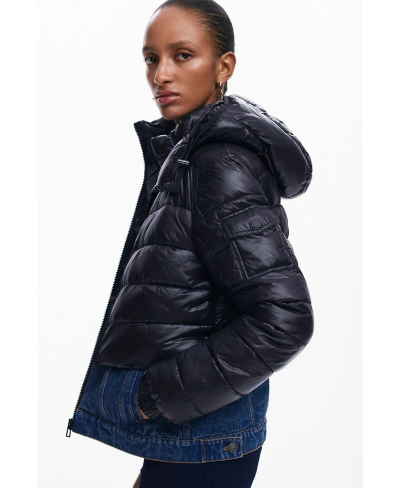 Desigual Women's Combined short padded coat