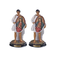 Fc Design "2-pc Gift Set" 12"H Saint Juan Diego with Virgen of Guadalupe Statue Holy Figurine Statue Ornament Home Room Office Decor and Perfect Gift