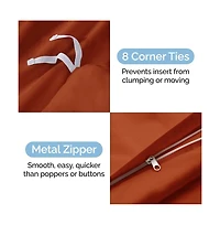 Premium Microfiber Duvet Cover Set