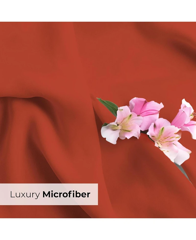 Pillowcase Set of 4 Soft Double Brushed Microfiber