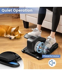 Hongge Under Desk Elliptical Machine with Display Monitor for Home Office