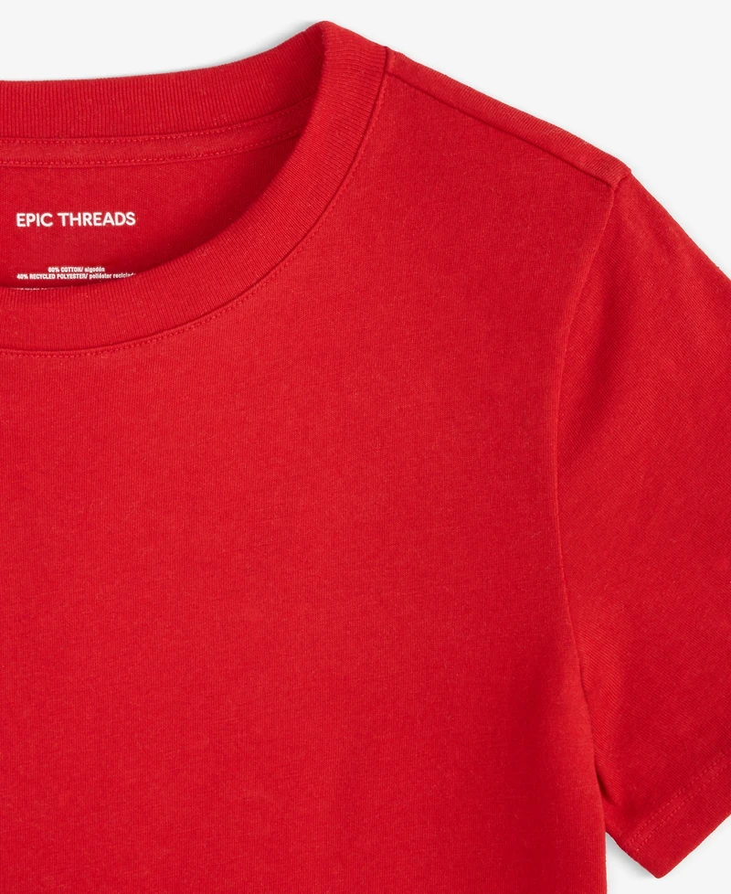 Epic Threads Little & Big Boys Solid T-Shirt