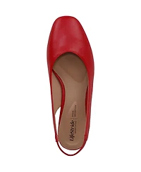 LifeStride Women's Claire Square Toe Slingback Flats