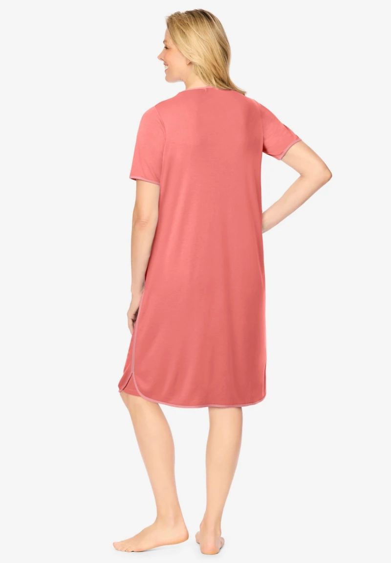 Only Necessities Women's Plus Size Perfect Temperature Sleepshirt