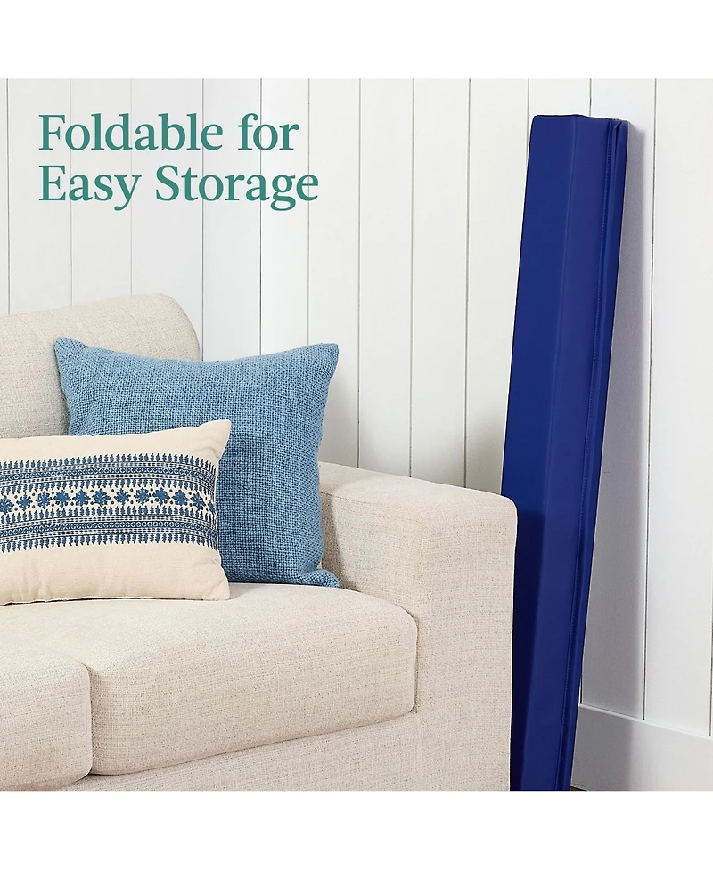 Best Choice Products 9ft Folding Medium-Density Foam Floor Balance Beam for Gymnastic and Tumbling