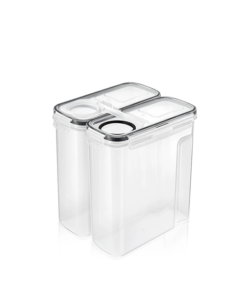 Sorbus 2 Pack (2L/8.4 Cups) Airtight Food Storage Dispensers for Beans, Pasta, Cereals, and More