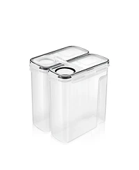 Sorbus 2 Pack (2L/8.4 Cups) Airtight Food Storage Dispensers for Beans, Pasta, Cereals, and More