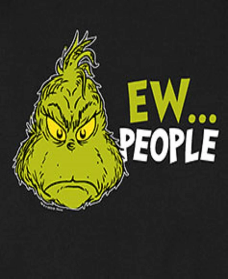 Airwaves Men's The Grinch Ew People Long Sleeve Fleece