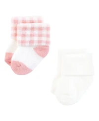 Hudson Baby Baby Girls Hudson 12Pk Terry Socks