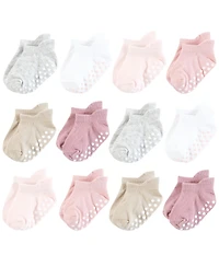 Hudson Baby Baby Girls Hudson Non-Skid No-Show Socks