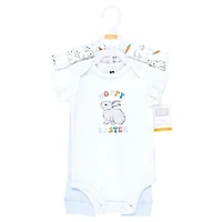Hudson Baby Two Bodysuits & Matching Pants Apparel Set
