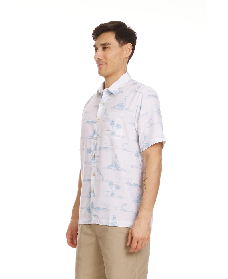 Quiksilver Waterman Men's Paradise Found Woven Shirt