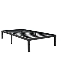 Slickblue College Dorm Metal Platform Bed Frame Sturdy and Space-Saving