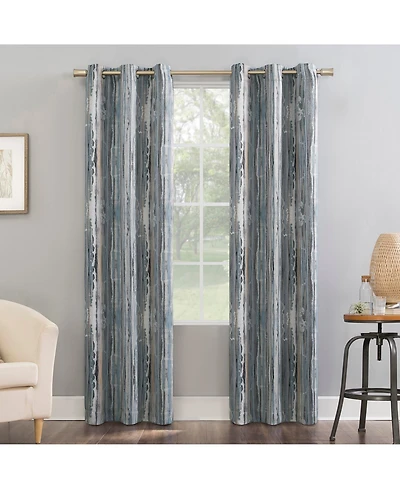 Allegory Abstract Painting Blackout Grommet Curtain Panel
