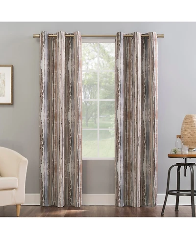 Allegory Abstract Painting Blackout Grommet Curtain Panel