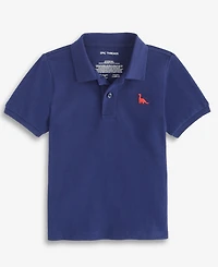 Epic Threads Toddler 2T-4T Boys Solid Dino Polo Shirt, Exclusively at Macy's