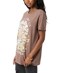 O'Neill Juniors' Vacay Dreams California Cotton Graphic T-Shirt