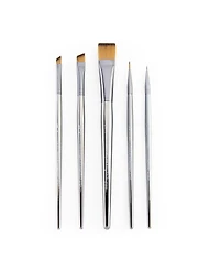 Royal & Langnickel Zen 73 Series 5pc Multi Media Artist Paint Brush Pack Spotter Variety