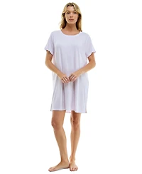 Roudelain Women's Printed Short-Sleeve Sleepshirt