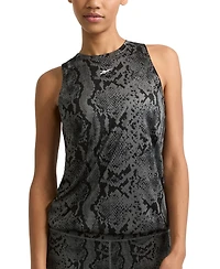 Reebok Women's Snake-Print Performance Tank Top