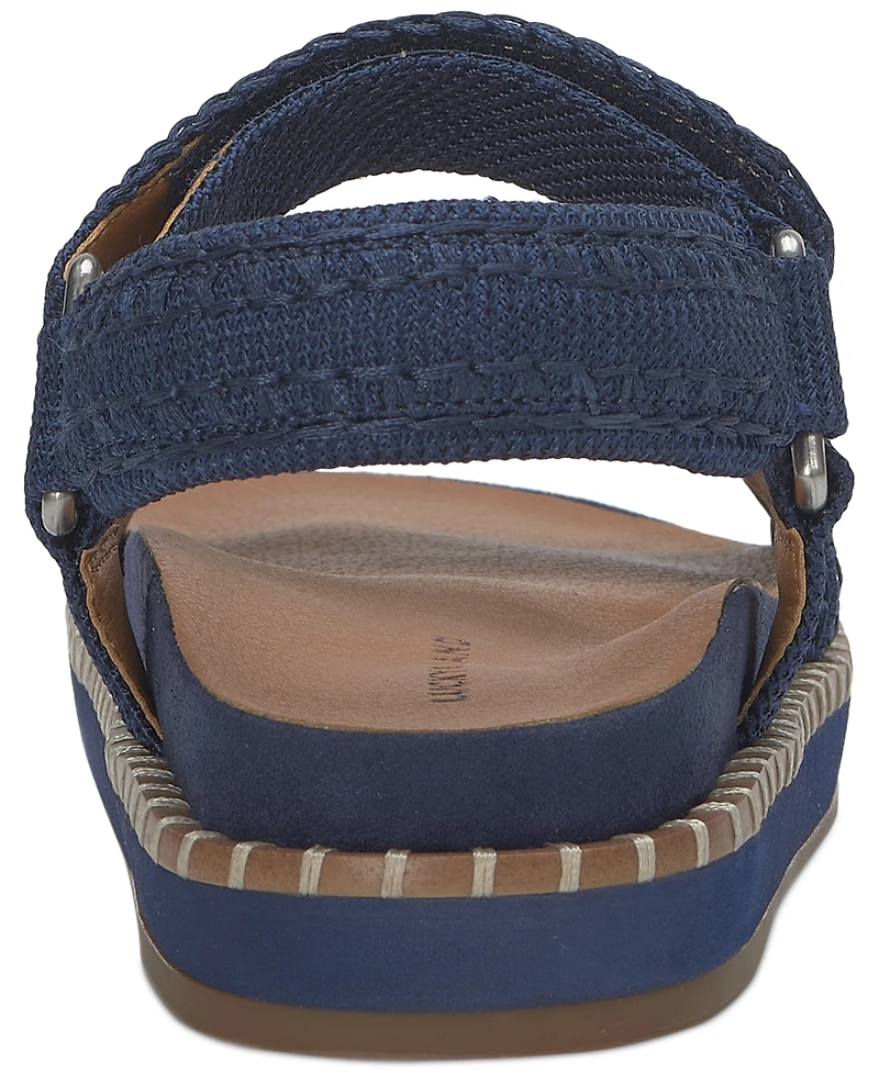 Lucky Brand Women's Ullaniah Whipstitch Footbed Flat Sandals