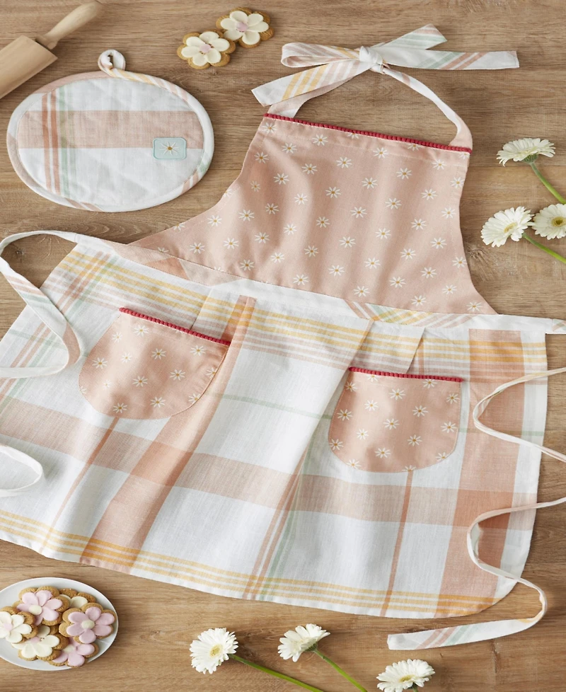 Design Imports Happy Day Daisy Embellished Apron