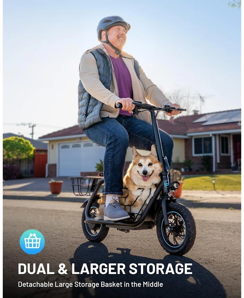 Urbanmax C1/C1 Pro Electric Scooter with Seat, 450W Powerful Motor up to 20/25 Miles Range, Foldable Electric Scooter for Adults Max Speed 15.5/18.6 M
