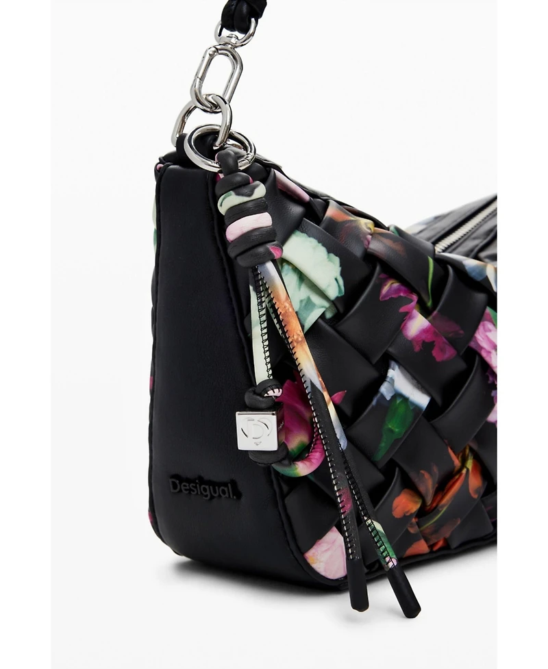 Desigual Women's Small braided floral bag